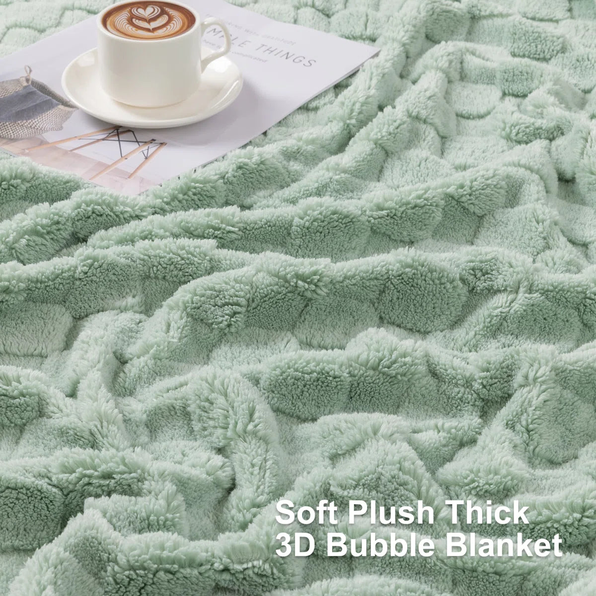 HEBE Cozy Soft Bed Sofa Throw Blankets