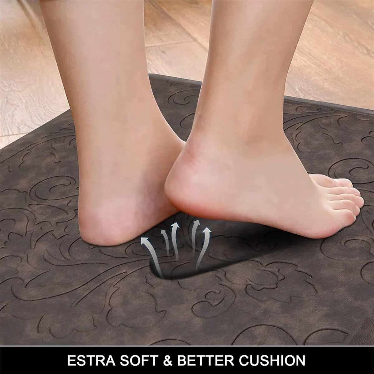 HEBE Anti-Fatigue Non-Skid Waterproof Kitchen Mat