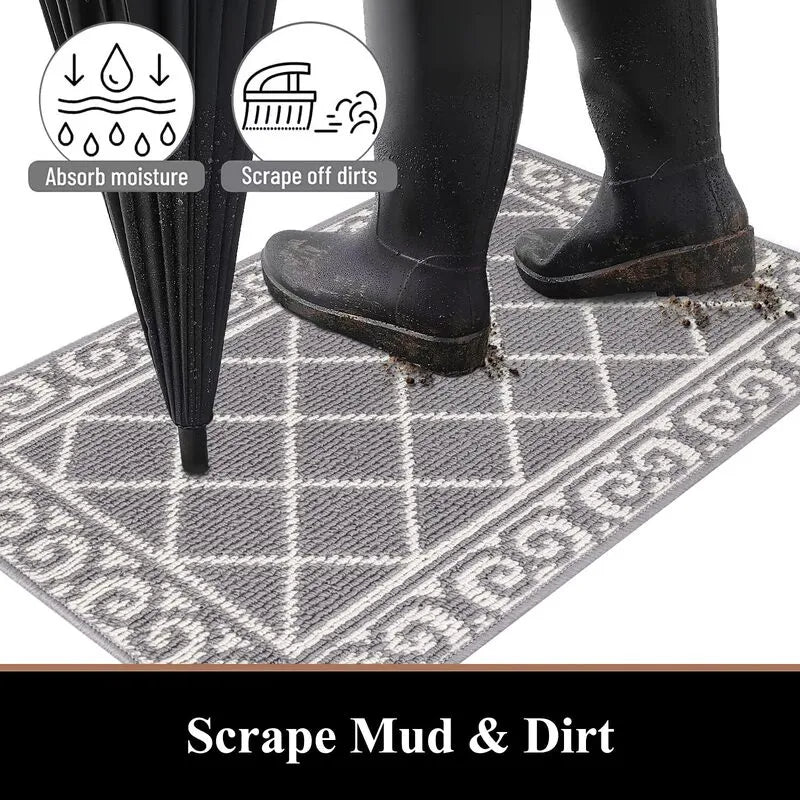 QDRZDDDBGZS01_grey_dirt_trapper_doormat_2x3_heavy_duty_mud_scraper_mat_for_front_door_entry_HEBE RUGS