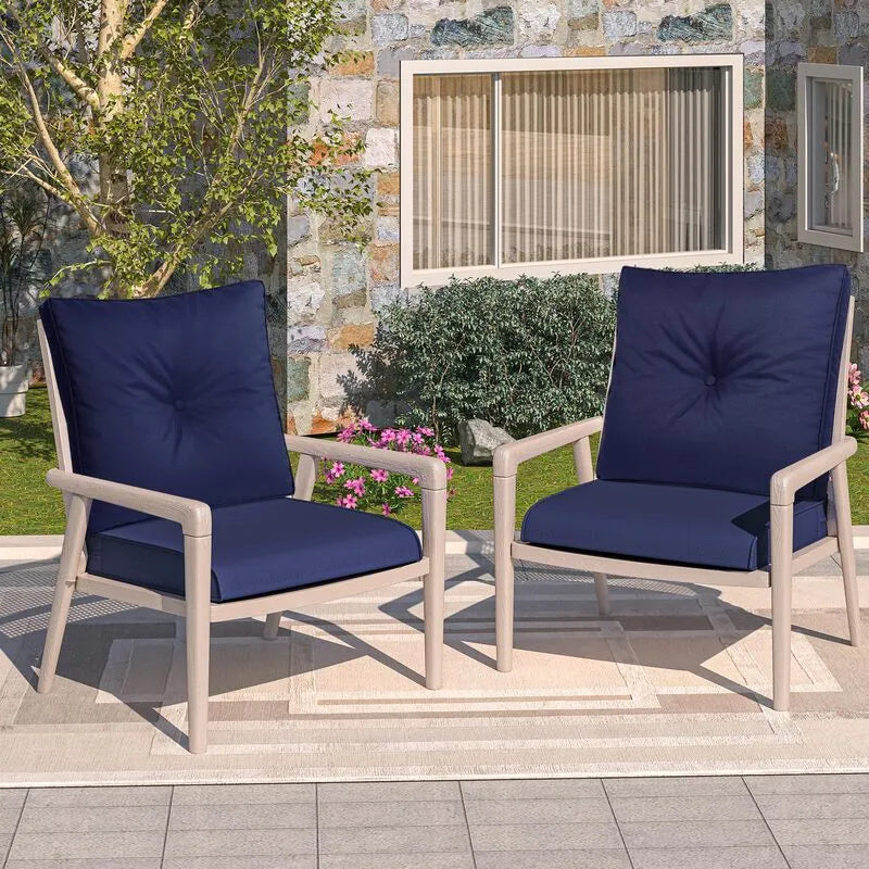 Waterproof Deep Seat Outdoor Chair Cushion Set Replacement Pads