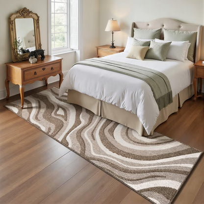 HEBE Runner Rugs for Hallway, 2'x6' Abstract Rug Carpet, Washable Non Slip Floor Mat for Kitchen Laundry Room Entryway