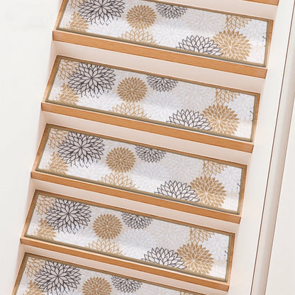 HEBE Stair Treads for Wooden Steps Indoor, 15 Pack 8" X 30" Stair Treads Non Slip with Reusable Adhesive Backing, Non-Skid Carpet Stair Runners for Kids Elders and Pets