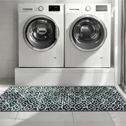 HEBE Kitchen Rug Set 3 Piece, Non Slip Machine Washable Mats for Home Floor and Living Room