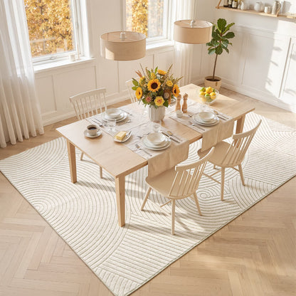 HEBE Area Rugs for Living Room, Washable Non Slip Modern Accent Carpet